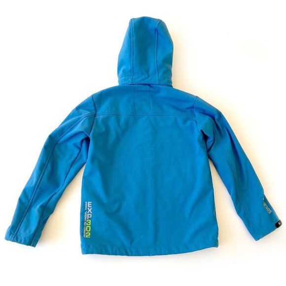 Killtec Softshell Hooded Jacket Boys Size 12 Windproof Fleece Blue Sports Outdoo - Picture 8 of 16